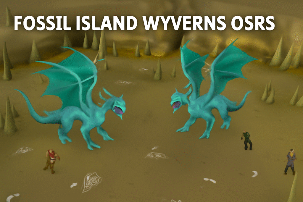 Fossil island Wyverns Osrs